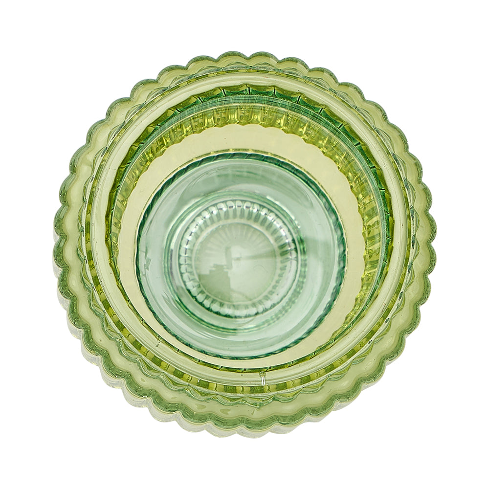 Jewel Candle Holder Green Large