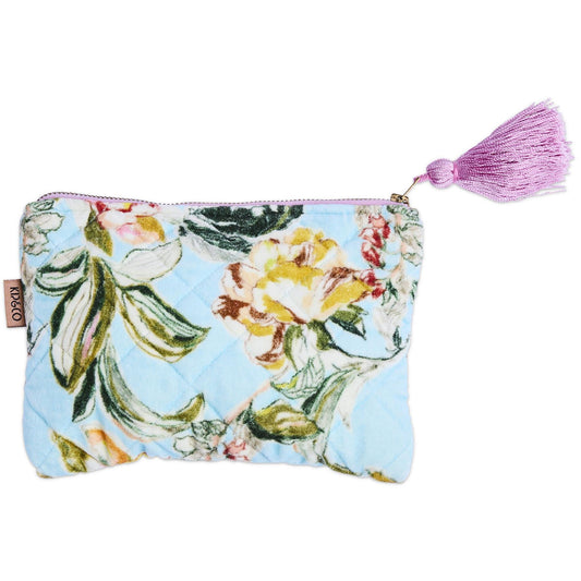 Somerset Blue Velvet Cosmetics Purse