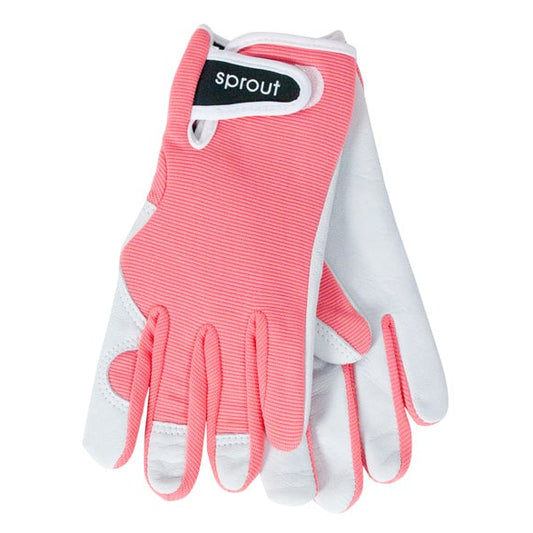 Goatskin Garden Gloves - Coral