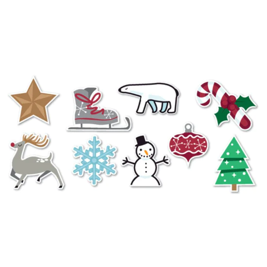 Christmas Characters - 8 Mini Crackers