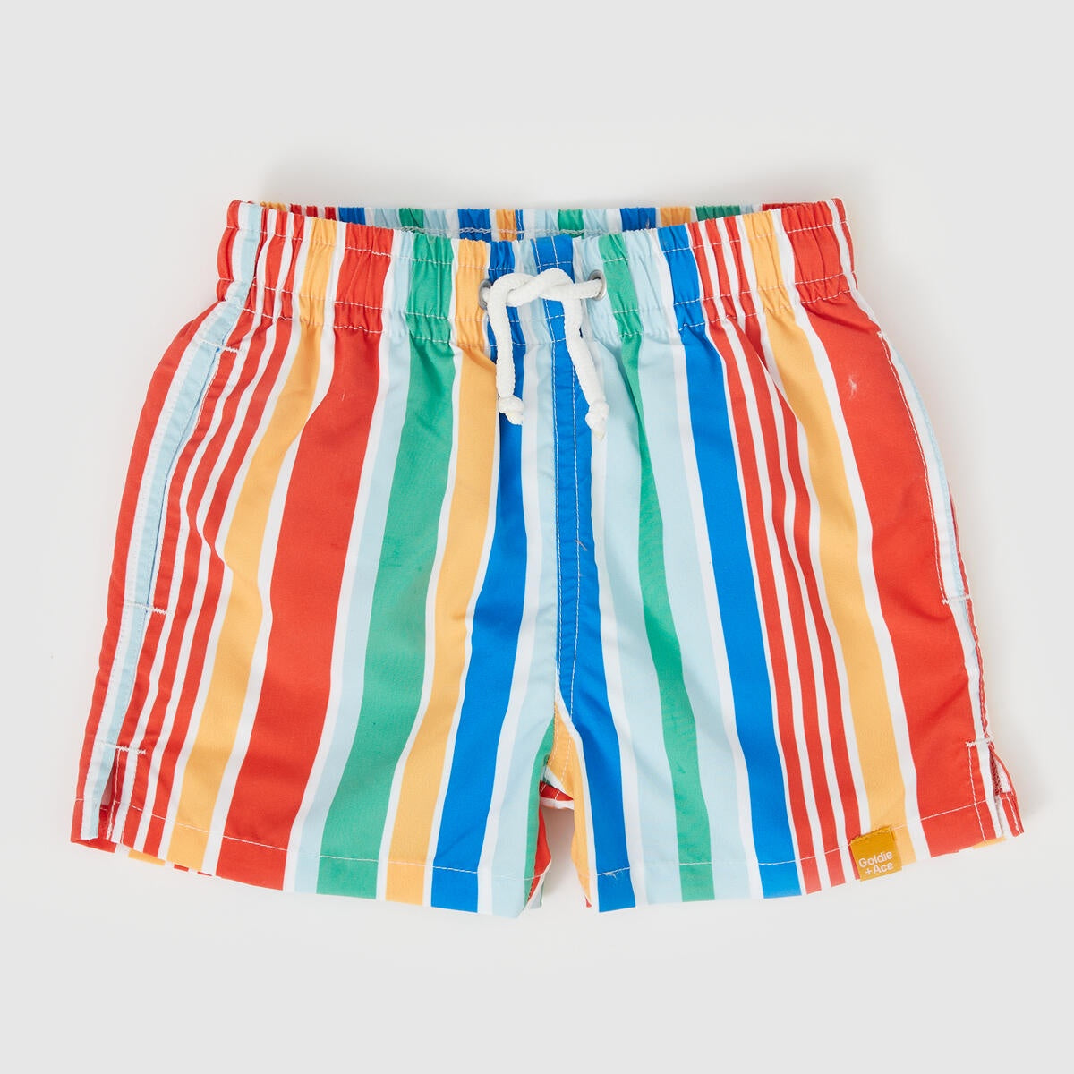 Bold Stripe Kids Board Shorts