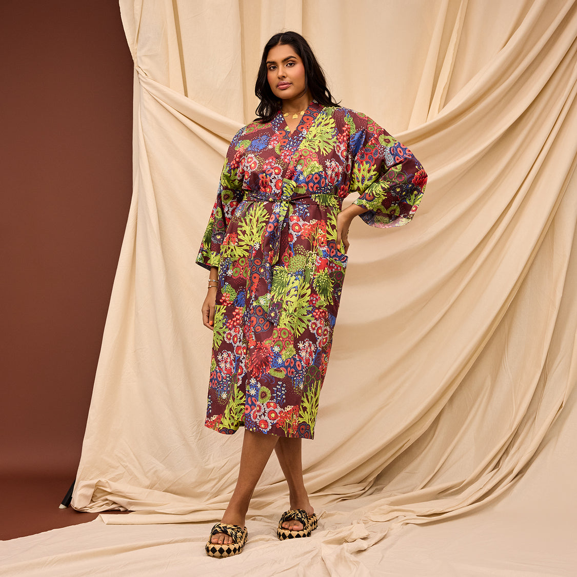 Garnet Cora Cotton Robe