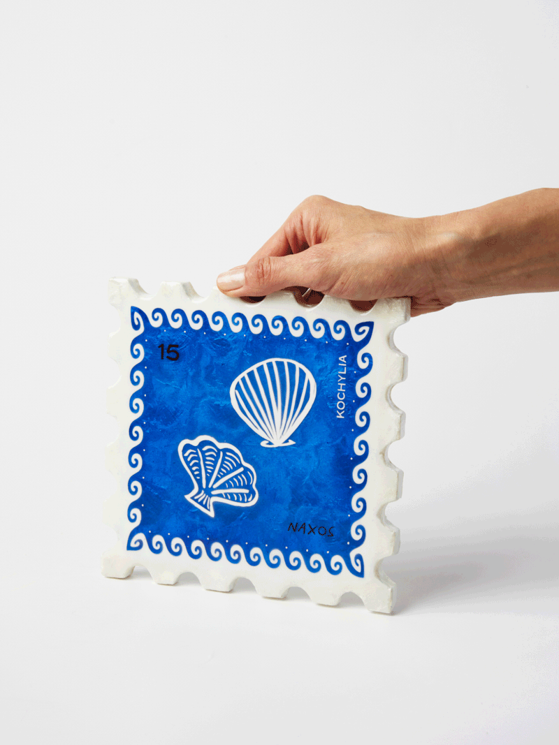Sunroom Shell Stamp Wall Art