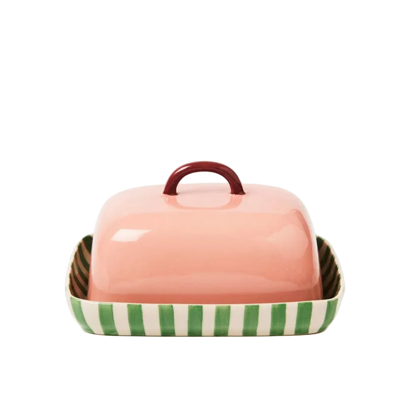 Bloomie Pink Butter Dish