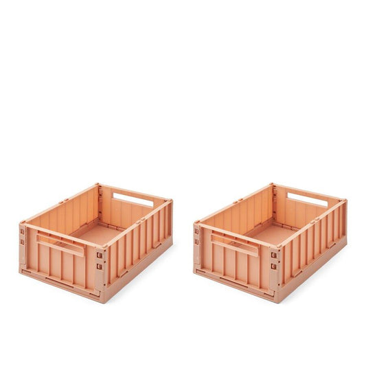 Tuscany Rose Medium Weston Storage Box 2-pack
