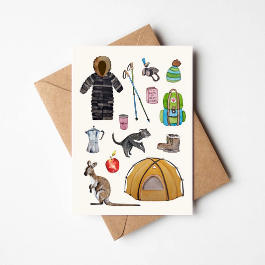 Tassie Outdoors Greeting Card