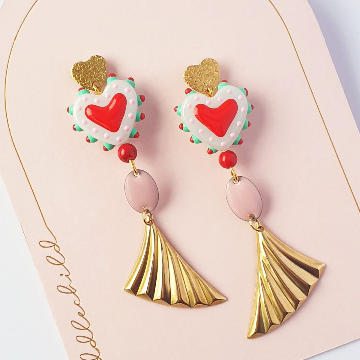 Smitten Earrings Pink