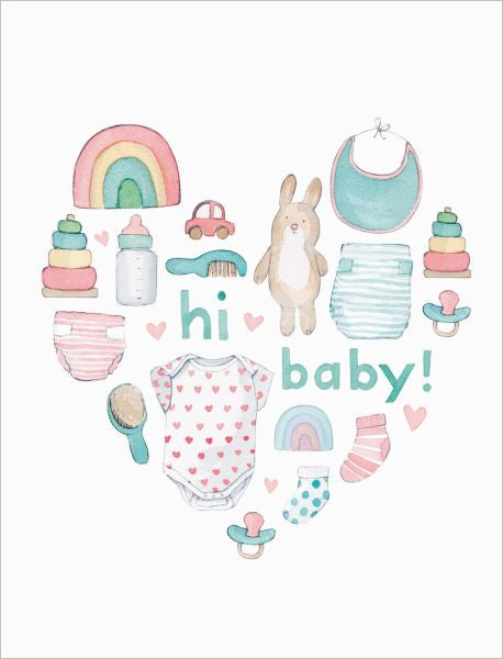 Baby Heart Greeting Card