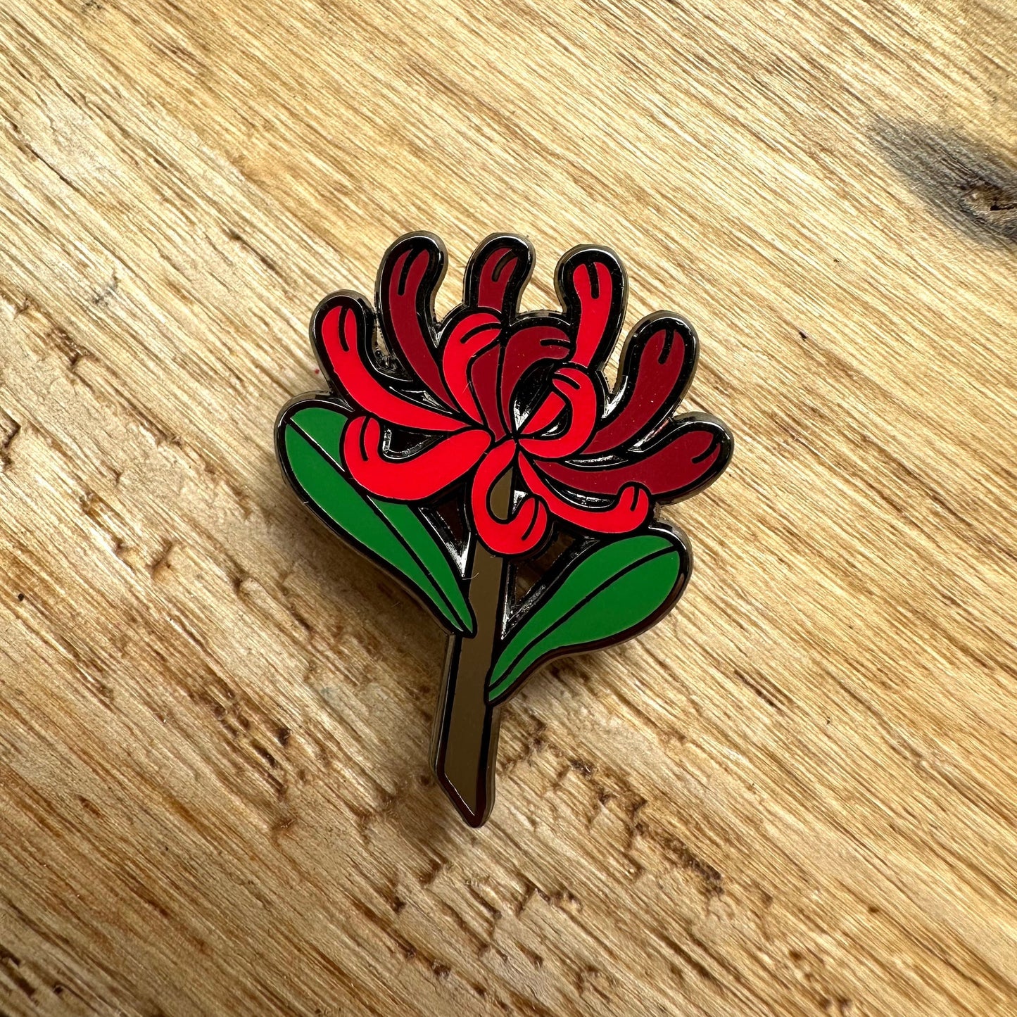 Tasmanian Waratah Enamel Pin