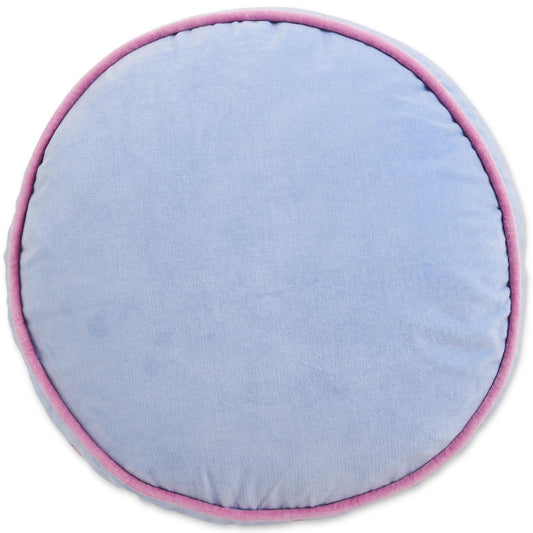 Bay Blue Velvet Pea Cushion