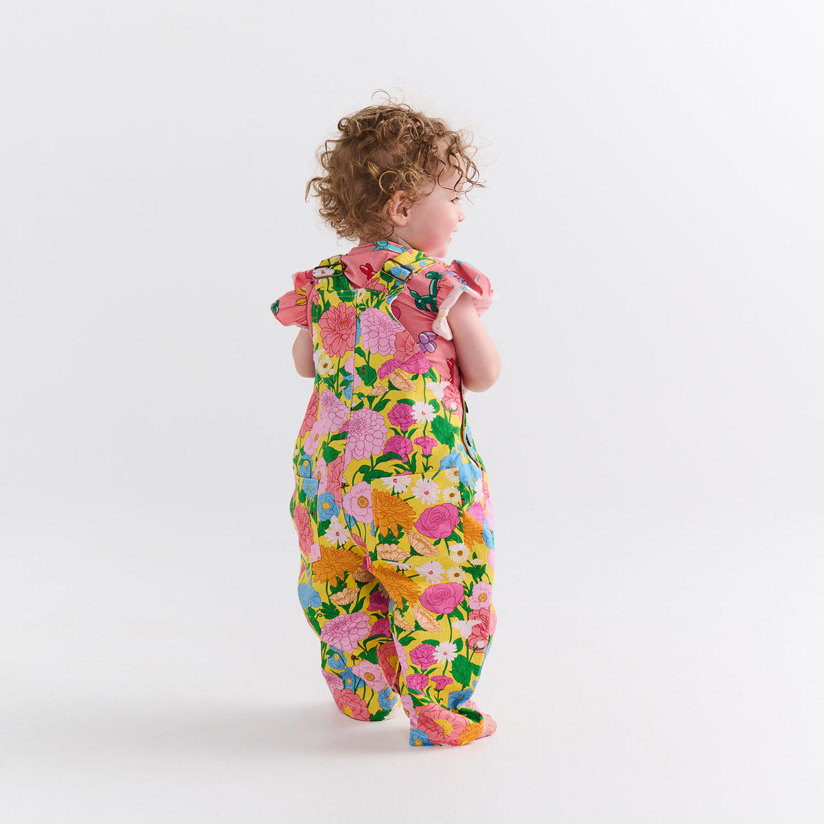 Follow The Sun Baby Cotton Drill Overalls