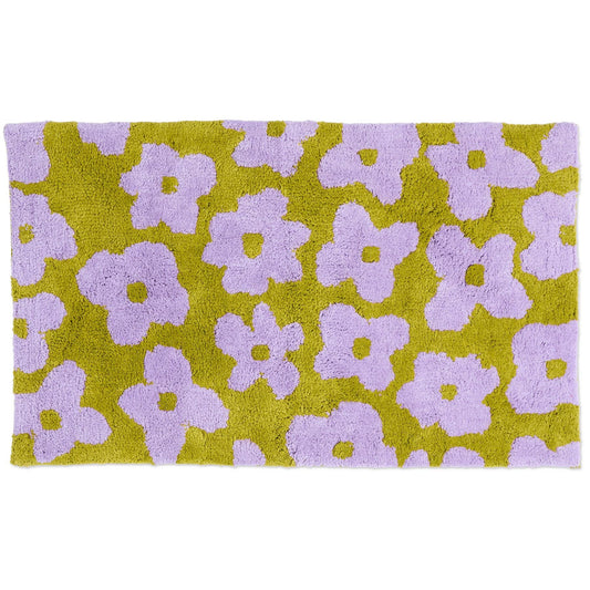 Big Flower Bath Mat