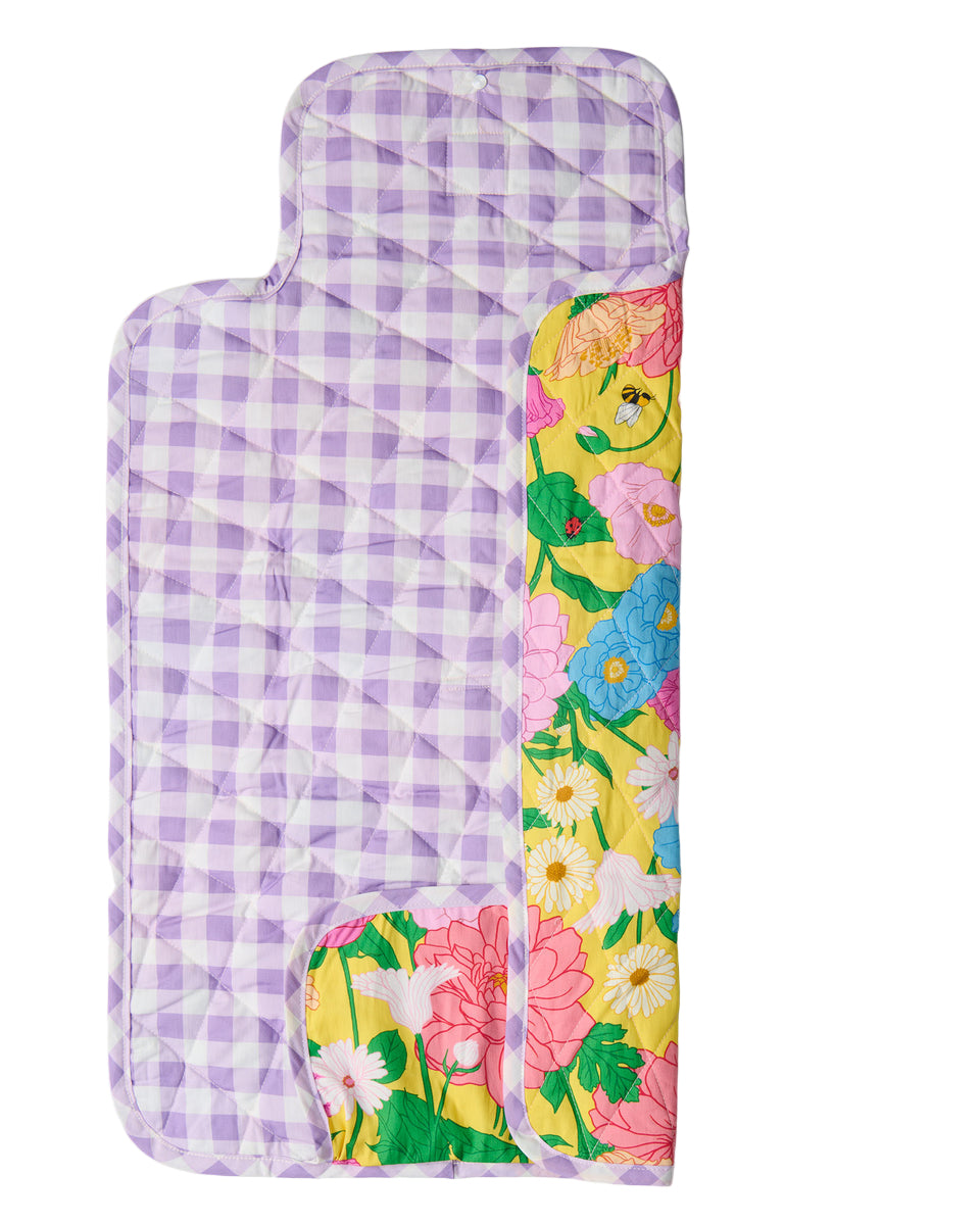 Follow The Sun Yellow Baby Change Mat