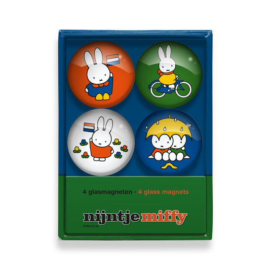 Holland Miffy Window Box Glass Magnets