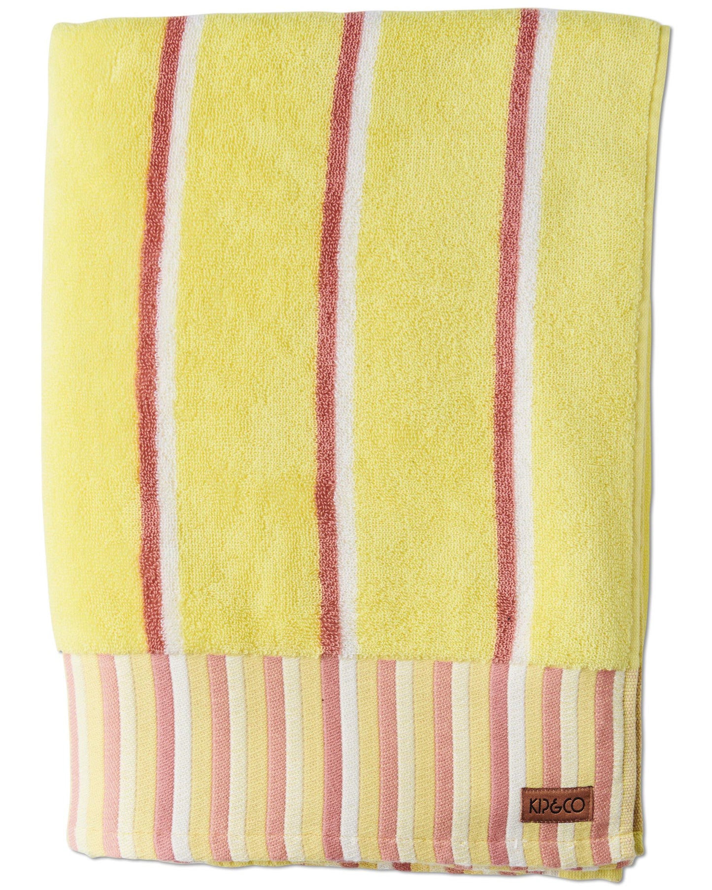 Pina Colada Stripe Terry Bath Sheet / Beach Towel