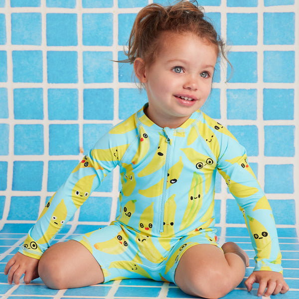 Peel Party Long Sleeve Baby Rash Suit