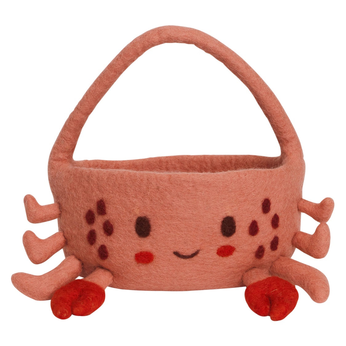 Dante Crab Felt Basket