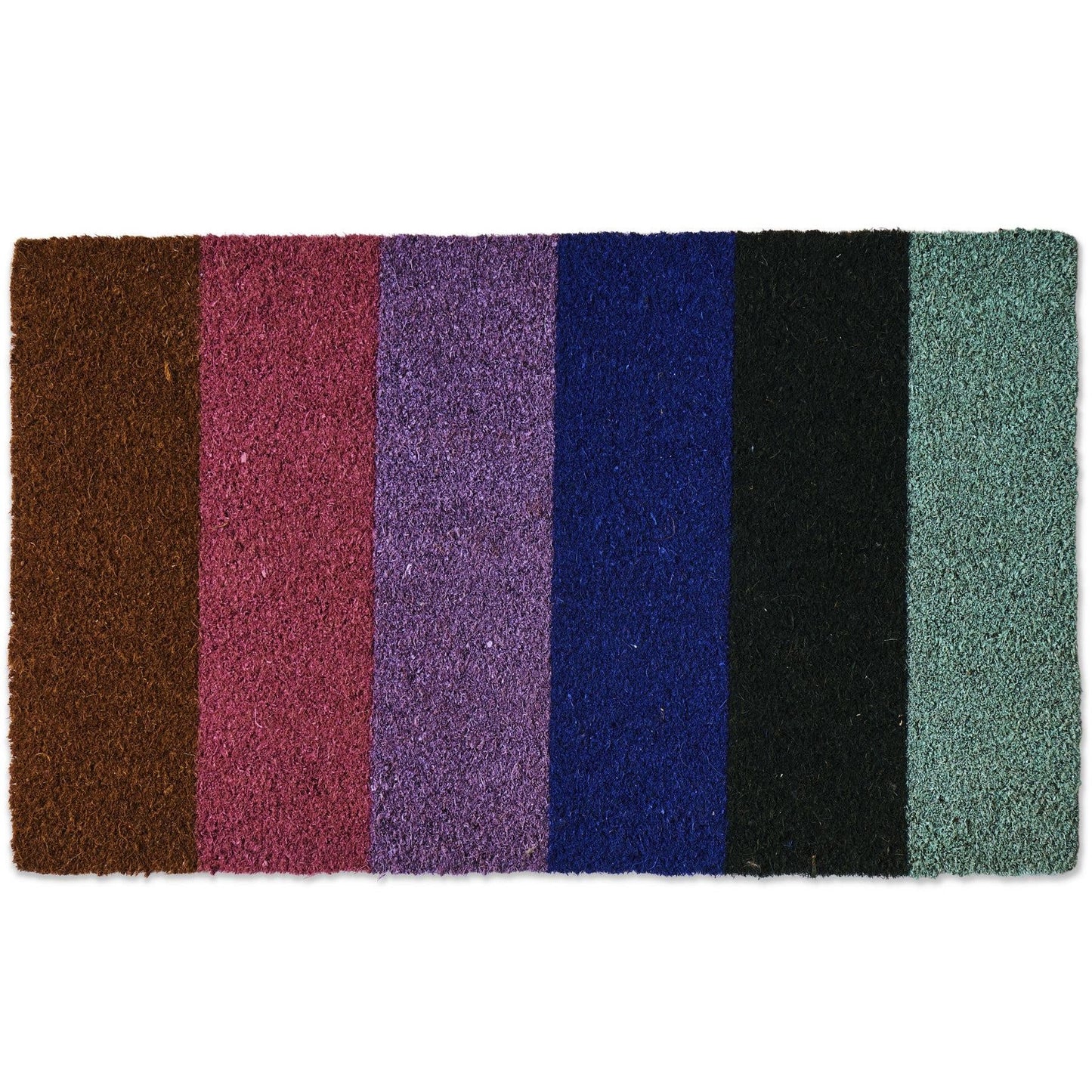 Happy Stripe Coir Door Mat