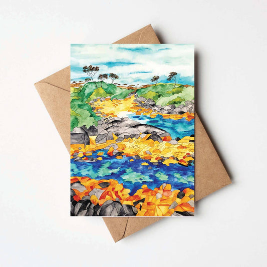 Bay Of Fires Greeting Card