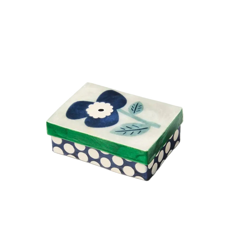 Paradis Blue Rectangle Box