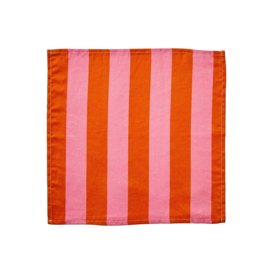 Bold Stripe Sorbet Napkins Set of 4