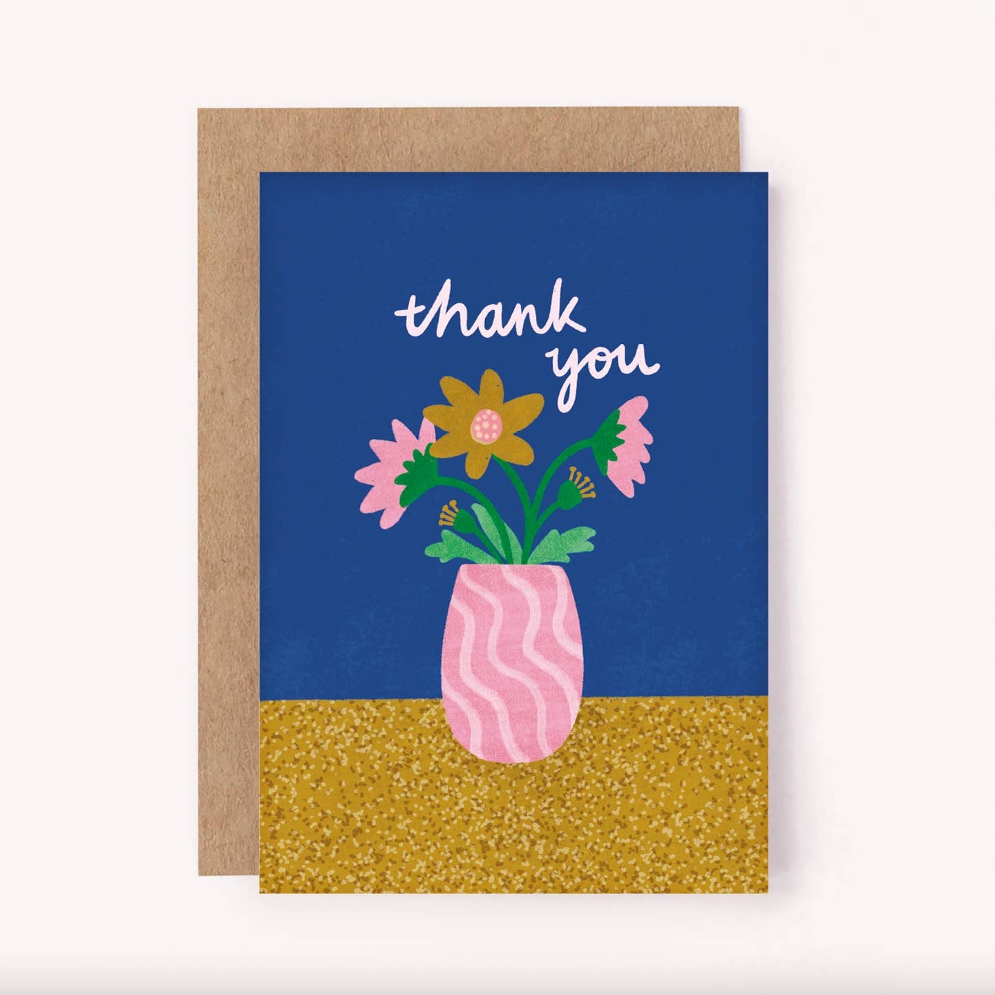 Thank You Flowers  Greeting Card