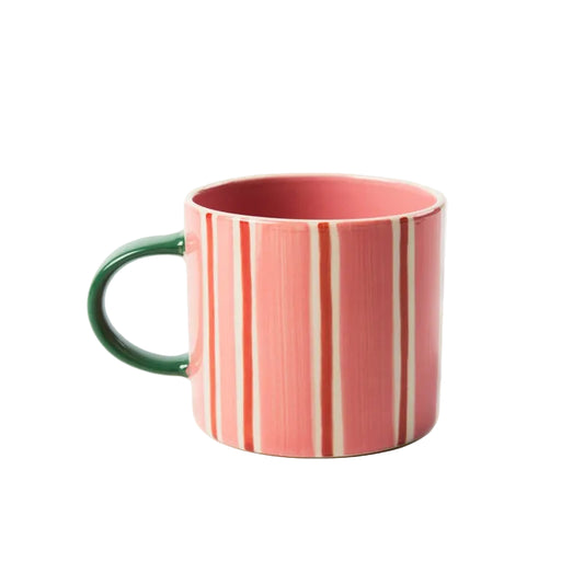 Bloomie Pink Stripe Mug