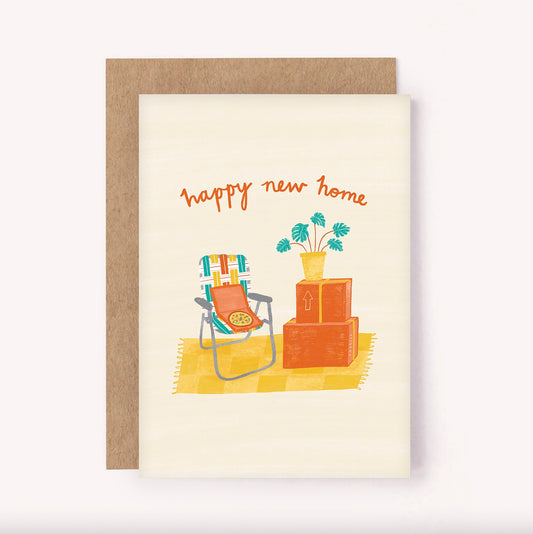 Happy New Home Takeaway Greeting Card