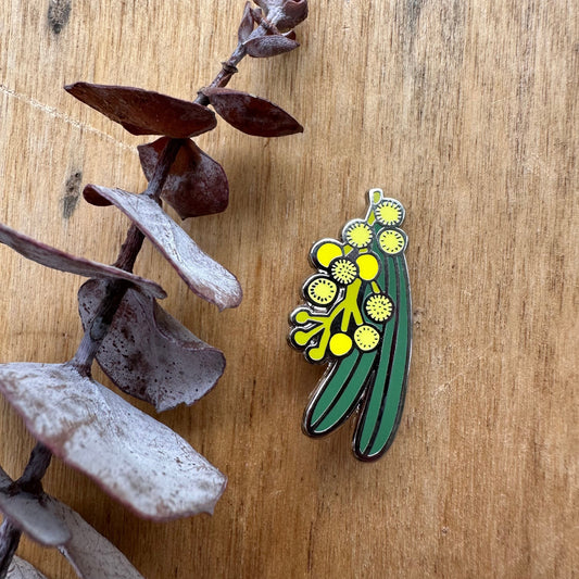 Wattle Enamel Pin