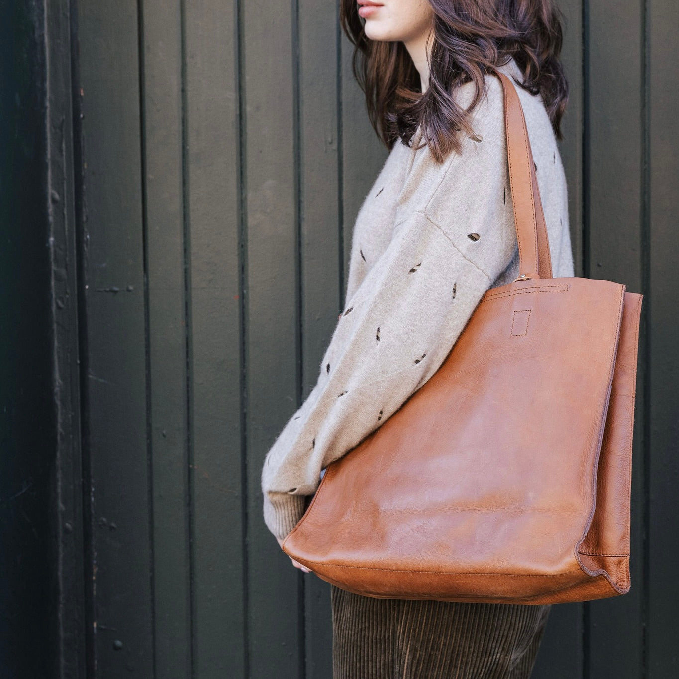 Salamanca Vintage Tan Tote Bag