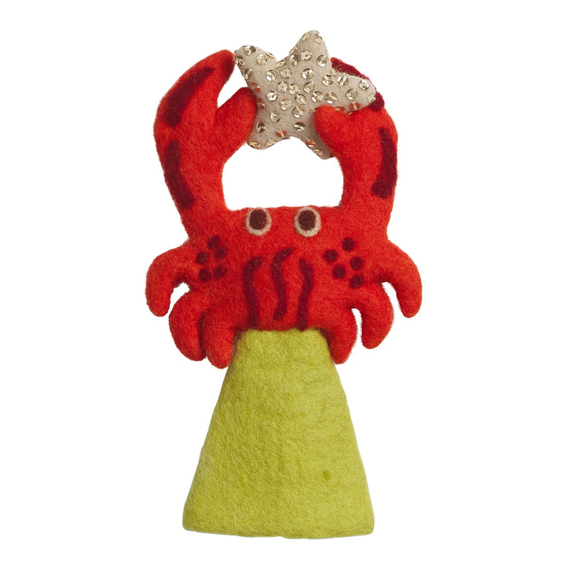 Leone Crab Felt Tree Topper