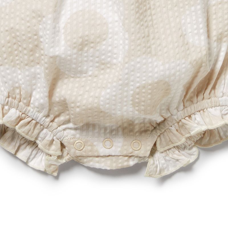 Daisy Bloom Organic Tie Playsuit