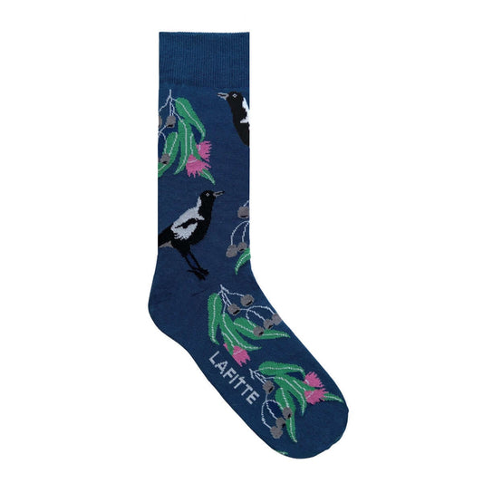 Magpie Blue Socks