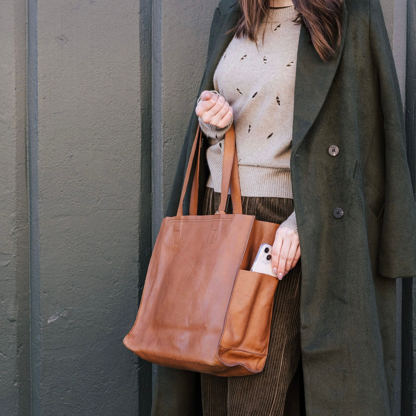 Salamanca Vintage Tan Tote Bag