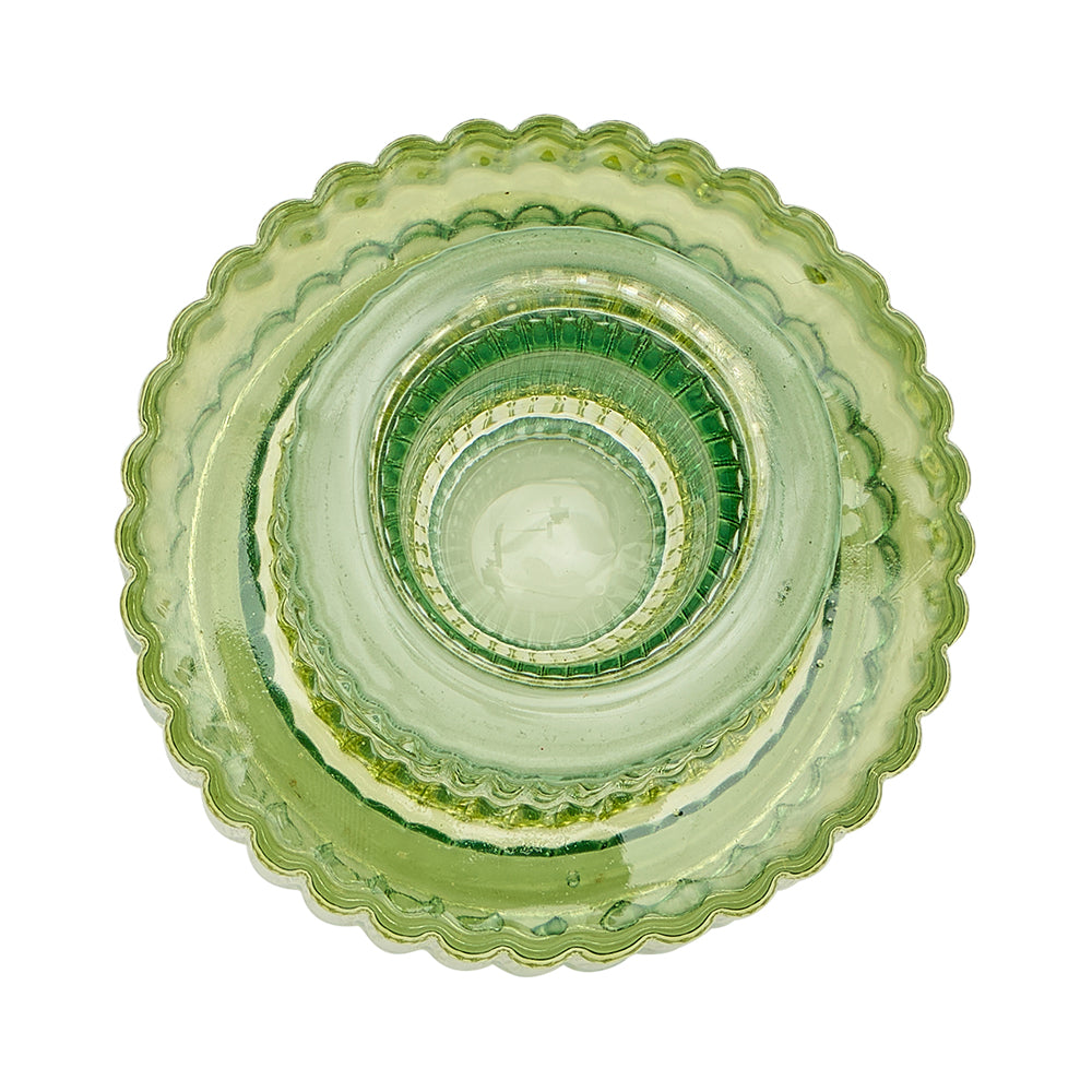 Jewel Candle Holder Green Large