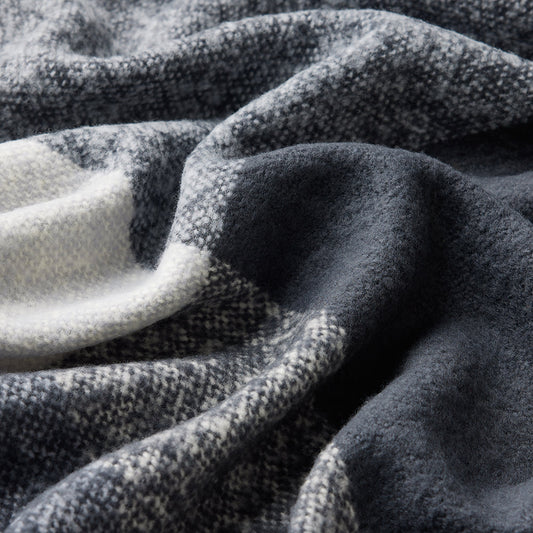 Aloft Grey Merino Wool Throw