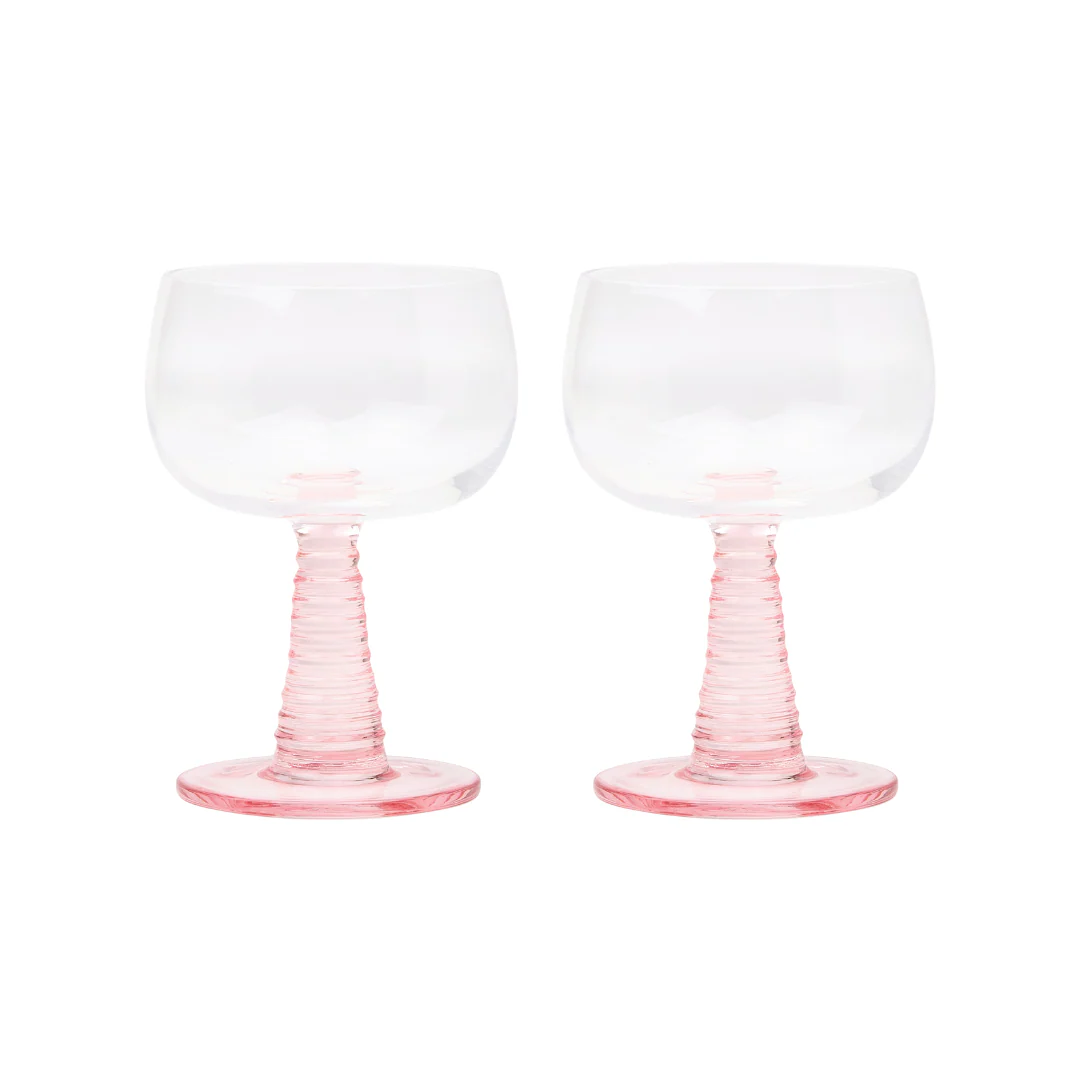Romy Wine Glasses Blush Set of 2