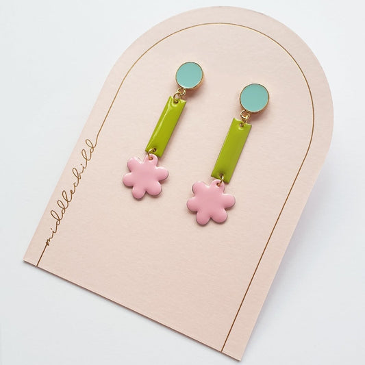 Playmate Earrings Green