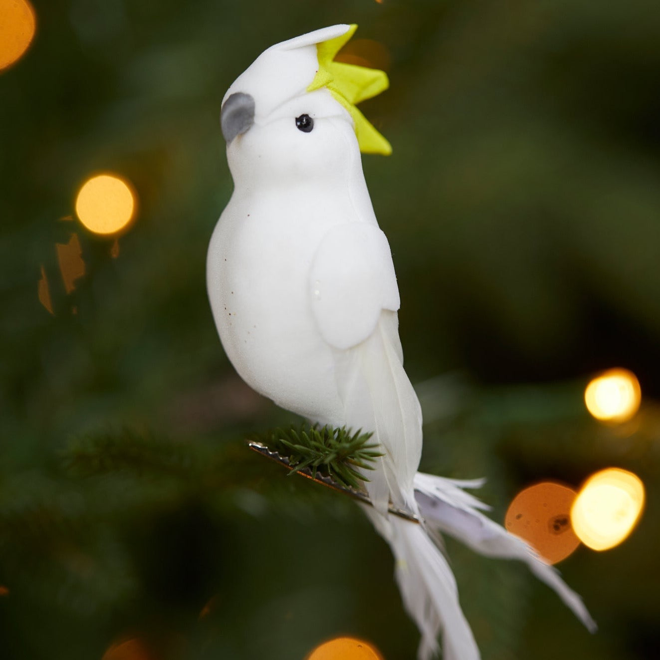 Yellow Cockatoo Clip Bird