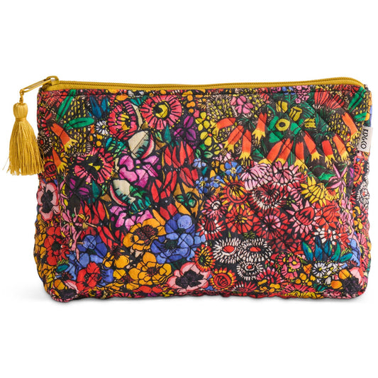 Paradise Quilted Cotton Toiletry Purse