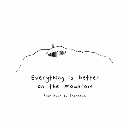 Better On The Mountain Greeting Card