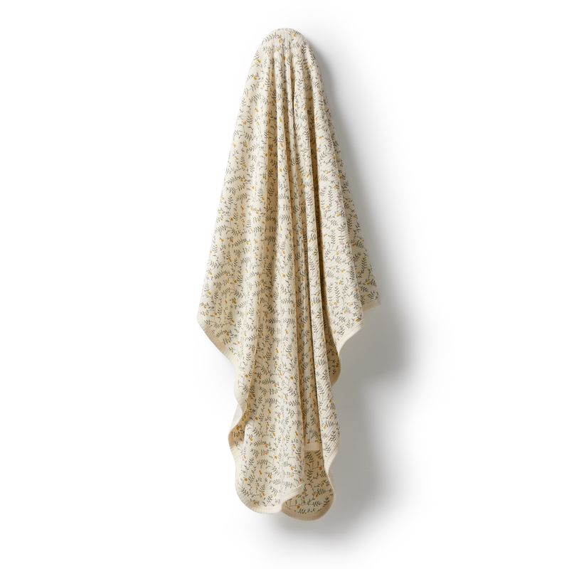 Lemon Leaf Organic Bunny Rug