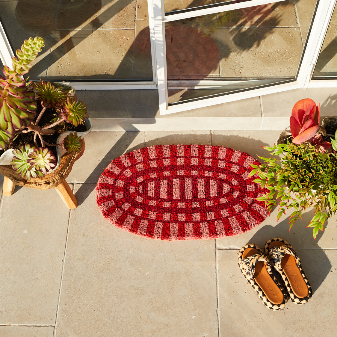 Fernanda Hibiscus Door Mat