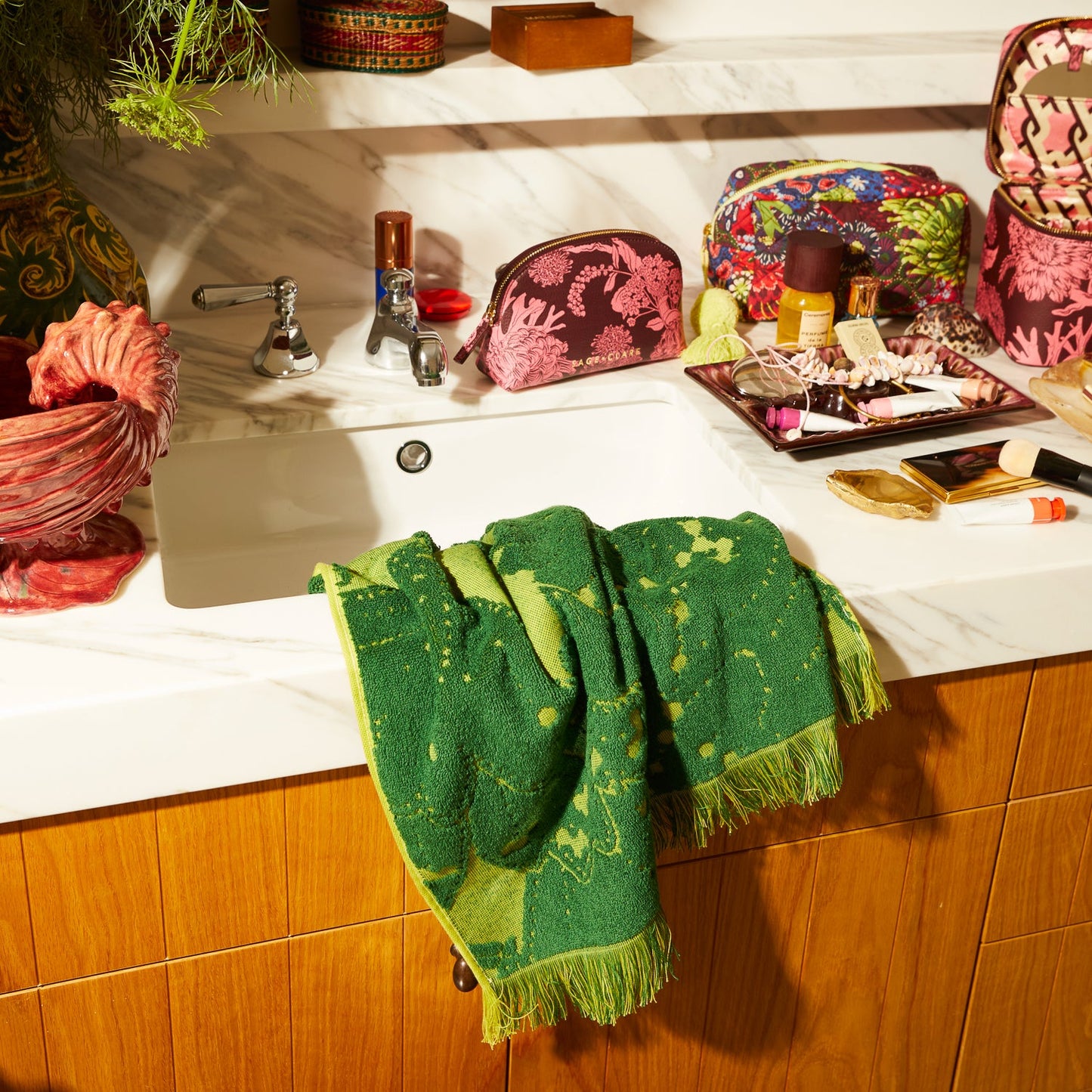 Kelp Lucia Hand Towel