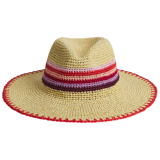 Luce Vermillion Straw Hat