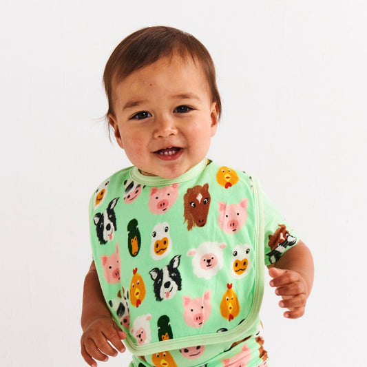 Farm Friends Organic Cotton Bib