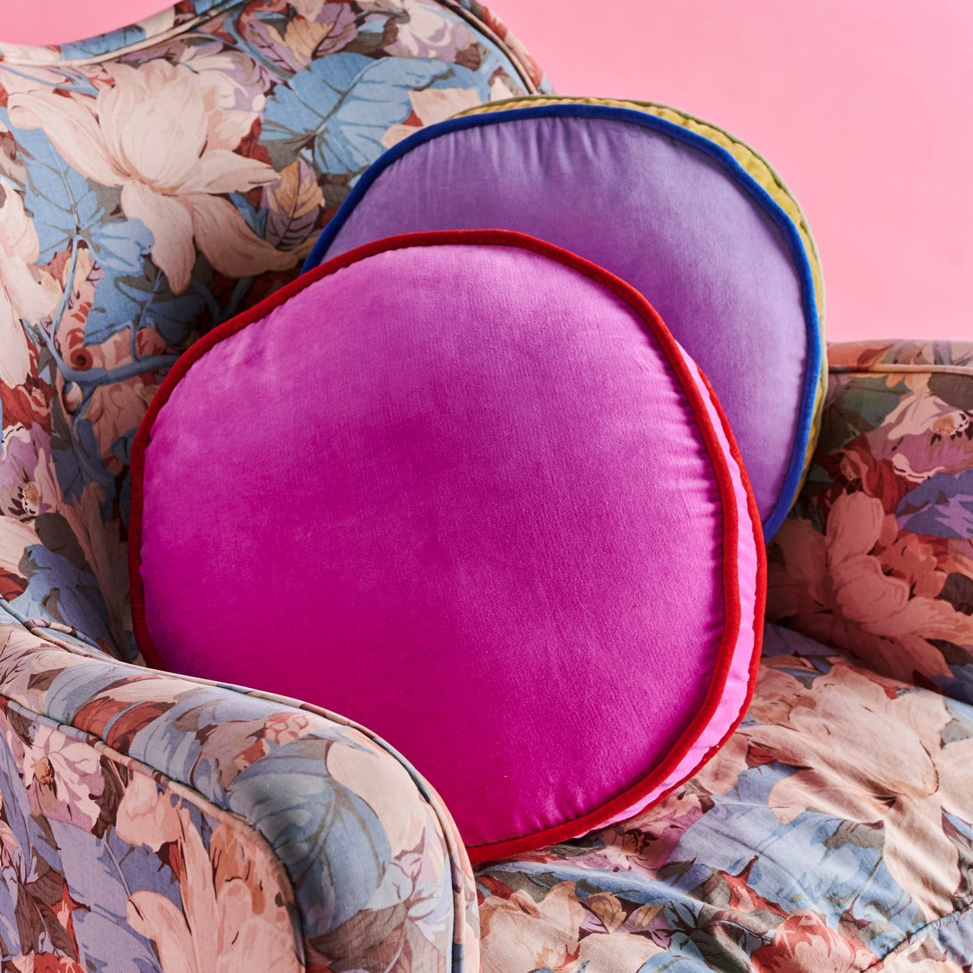 Dreamer Velvet Pea Cushion