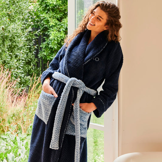 Deep Blue Cosy Robe