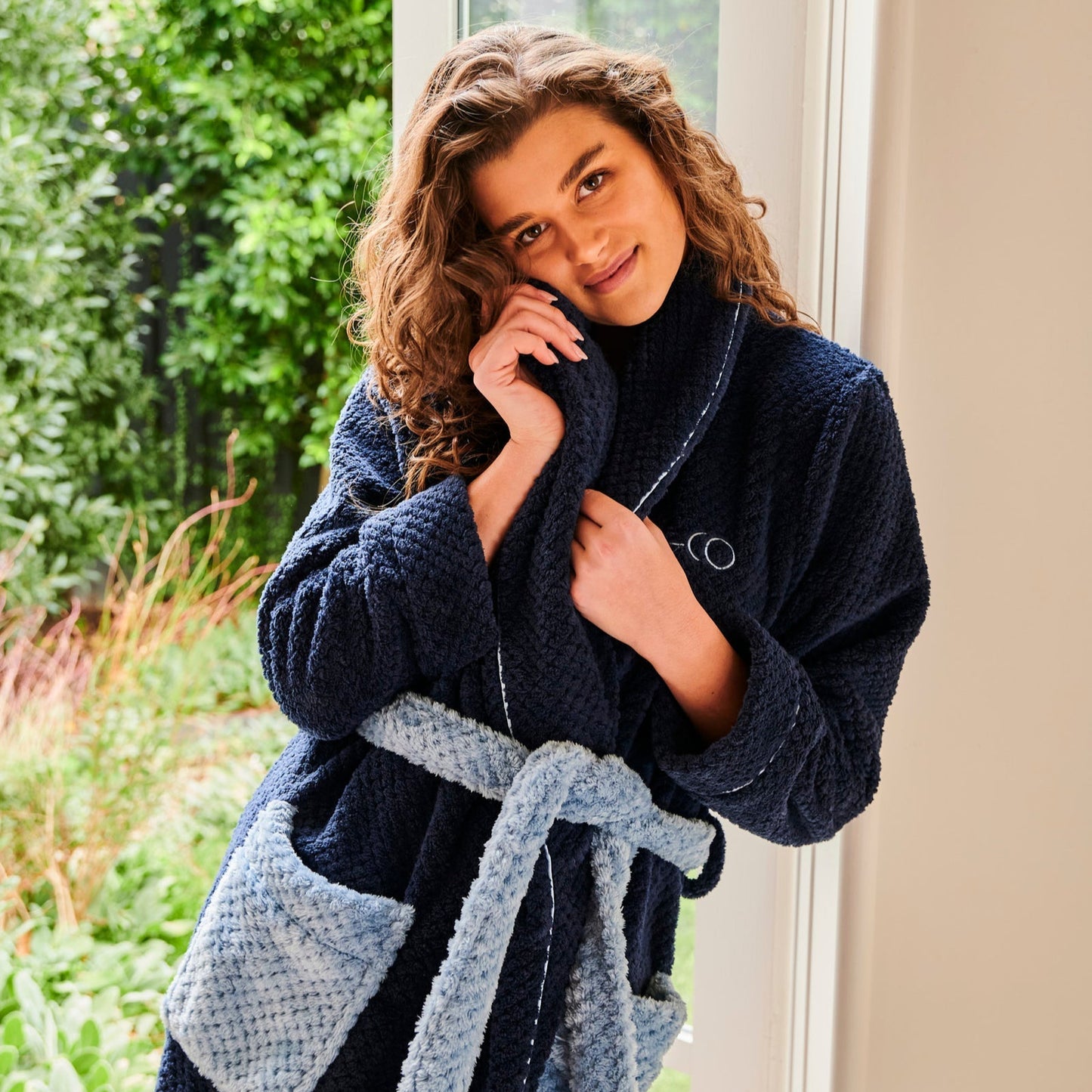 Deep Blue Cosy Robe