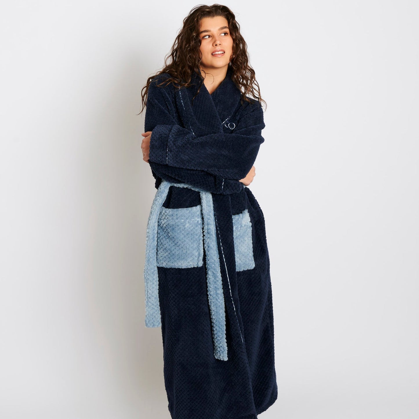 Deep Blue Cosy Robe